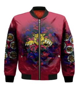 Moncton Wildcats Bomber Jacket 3D Printed Camouflage Vintage - livanniespoon Store