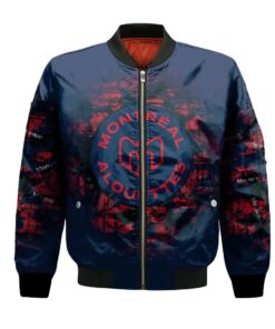 Montreal Alouettes Bomber Jacket 3D Printed Camouflage Vintage - livanniespoon Store