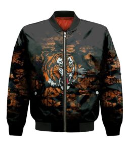 Medicine Hat Tigers Bomber Jacket 3D Printed Camouflage Vintage - livanniespoon Store