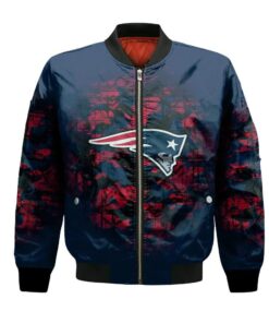 New England Patriots Bomber Jacket 3D Printed Camouflage Vintage - livanniespoon Store