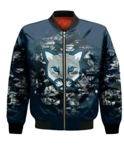 Mru Cougars Bomber Jacket 3D Printed Camouflage Vintage - livanniespoon Store