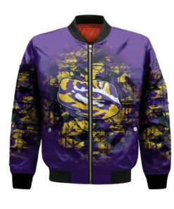 Lsu Tigers Bomber Jacket 3D Printed Camouflage Vintage - livanniespoon Store