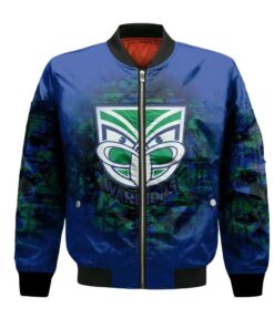New Zealand Warriors Bomber Jacket 3D Printed Camouflage Vintage - livanniespoon Store