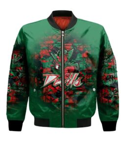 Mississippi Valley State Delta Devils Bomber Jacket 3D Printed Camouflage Vintage - livanniespoon Store
