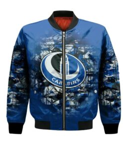 Montreal Carabins Bomber Jacket 3D Printed Camouflage Vintage - livanniespoon Store