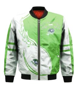 Niagara River Lions Bomber Jacket 3D Printed Flame Ball Pattern - livanniespoon Store