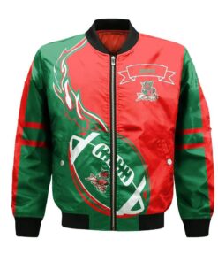 Mississippi Valley State Delta Devils Bomber Jacket 3D Printed Flame Ball Pattern - livanniespoon Store