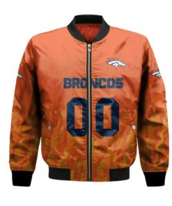 Denver Broncos Bomber Jacket 3D Printed Team Logo Custom Text And Number - livanniespoon Store