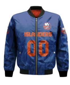 New York Islanders Bomber Jacket 3D Printed Team Logo Custom Text And Number - livanniespoon Store