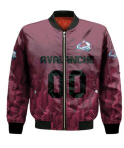 Colorado Avalanche Bomber Jacket 3D Printed Team Logo Custom Text And Number - livanniespoon Store