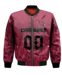Arizona Cardinals Bomber Jacket 3D Printed Team Logo Custom Text And Number - livanniespoon Store