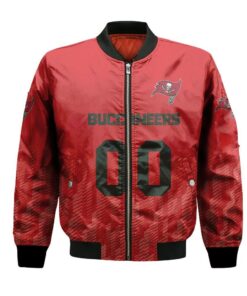 Tampa Bay Buccaneers Bomber Jacket 3D Printed Team Logo Custom Text And Number - livanniespoon Store