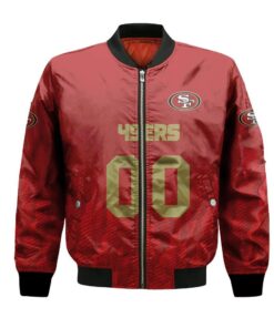 San Francisco 49Ers Bomber Jacket 3D Printed Team Logo Custom Text And Number - livanniespoon Store