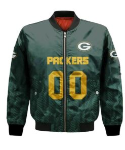Green Bay Packers Bomber Jacket 3D Printed Team Logo Custom Text And Number - livanniespoon Store