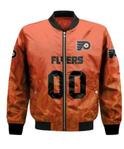 Philadelphia Flyers Bomber Jacket 3D Printed Team Logo Custom Text And Number - livanniespoon Store