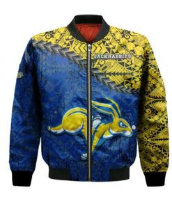 South Dakota State Jackrabbits Bomber Jacket 3D Printed Grunge Polynesian Tattoo - livanniespoon Store