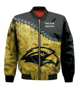Southern Miss Golden Eagles Bomber Jacket 3D Printed Grunge Polynesian Tattoo - livanniespoon Store