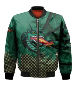 Uab Blazers Bomber Jacket 3D Printed Basketball Net Grunge Pattern - livanniespoon Store