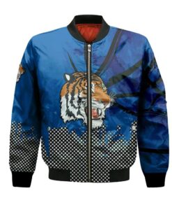 Tennessee State Tigers Bomber Jacket 3D Printed Basketball Net Grunge Pattern - livanniespoon Store