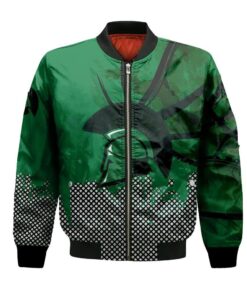 Usc Upstate Spartans Bomber Jacket 3D Printed Basketball Net Grunge Pattern - livanniespoon Store