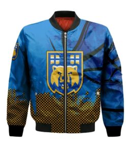 Uc Riverside Highlanders Bomber Jacket 3D Printed Basketball Net Grunge Pattern - livanniespoon Store