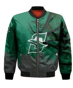Stetson Hatters Bomber Jacket 3D Printed Basketball Net Grunge Pattern - livanniespoon Store