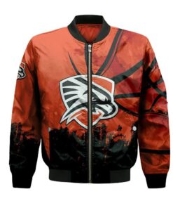 Utpb Falcons Bomber Jacket 3D Printed Basketball Net Grunge Pattern - livanniespoon Store
