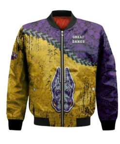 Albany Great Danes Bomber Jacket 3D Printed Grunge Polynesian Tattoo - livanniespoon Store