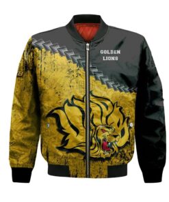 Arkansas-Pine Bluff Golden Lions Bomber Jacket 3D Printed Grunge Polynesian Tattoo - livanniespoon Store