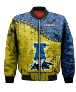Alaska Nanooks Bomber Jacket 3D Printed Grunge Polynesian Tattoo - livanniespoon Store