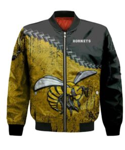 Alabama State Hornets Bomber Jacket 3D Printed Grunge Polynesian Tattoo - livanniespoon Store