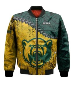 Baylor Bears Bomber Jacket 3D Printed Grunge Polynesian Tattoo - livanniespoon Store