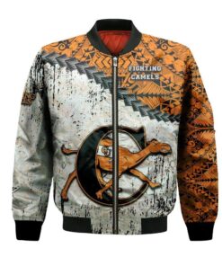 Campbell Fighting Camels Bomber Jacket 3D Printed Grunge Polynesian Tattoo - livanniespoon Store
