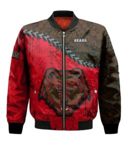 Brown Bears Bomber Jacket 3D Printed Grunge Polynesian Tattoo - livanniespoon Store