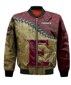 Elon Phoenix Bomber Jacket 3D Printed Grunge Polynesian Tattoo - livanniespoon Store