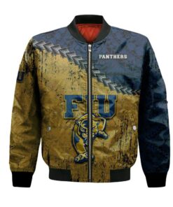 Fiu Panthers Bomber Jacket 3D Printed Grunge Polynesian Tattoo - livanniespoon Store