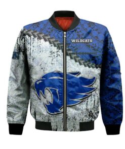 Kentucky Wildcats Bomber Jacket 3D Printed Grunge Polynesian Tattoo - livanniespoon Store