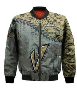 Idaho Vandals Bomber Jacket 3D Printed Grunge Polynesian Tattoo - livanniespoon Store