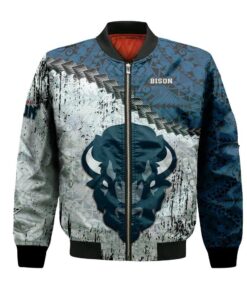 Howard Bison Bomber Jacket 3D Printed Grunge Polynesian Tattoo - livanniespoon Store