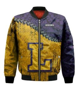 Lipscomb Bisons Bomber Jacket 3D Printed Grunge Polynesian Tattoo - livanniespoon Store