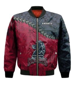Fairleigh Dickinson Knights Bomber Jacket 3D Printed Grunge Polynesian Tattoo - livanniespoon Store