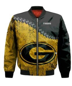 Grambling State Tigers Bomber Jacket 3D Printed Grunge Polynesian Tattoo - livanniespoon Store
