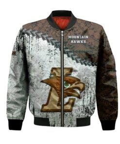 Lehigh Mountain Hawks Bomber Jacket 3D Printed Grunge Polynesian Tattoo - livanniespoon Store