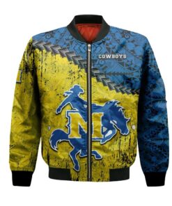 Mcneese State Cowboys Bomber Jacket 3D Printed Grunge Polynesian Tattoo - livanniespoon Store