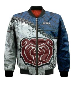 Missouri State Bears Bomber Jacket 3D Printed Grunge Polynesian Tattoo - livanniespoon Store