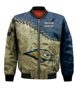 Oral Roberts Golden Eagles Bomber Jacket 3D Printed Grunge Polynesian Tattoo - livanniespoon Store
