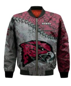 Maryland Eastern Shore Hawks Bomber Jacket 3D Printed Grunge Polynesian Tattoo - livanniespoon Store