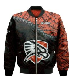 Utpb Falcons Bomber Jacket 3D Printed Grunge Polynesian Tattoo - livanniespoon Store