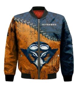 Ut Martin Skyhawks Bomber Jacket 3D Printed Grunge Polynesian Tattoo - livanniespoon Store