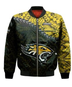Towson Tigers Bomber Jacket 3D Printed Grunge Polynesian Tattoo - livanniespoon Store